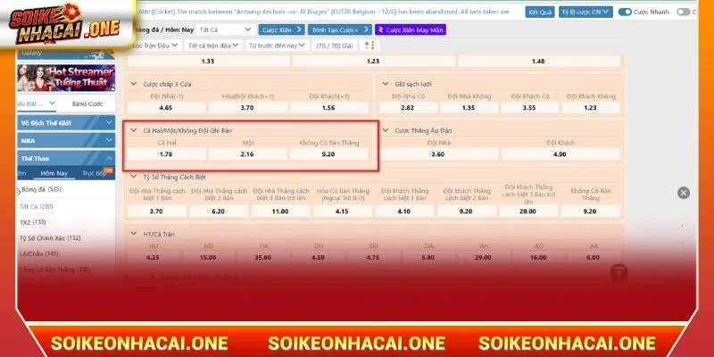 Kinh nghiệm chơi với kèo 2 đội ghi bàn dễ thắng.