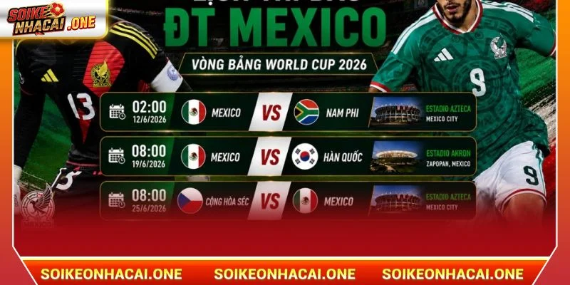 Mexico đã có trận ra sân đầy thành công.